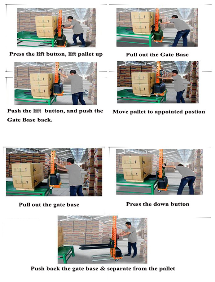 SSL self-elevating stacker operation